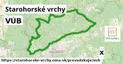 VÚB, Starohorské vrchy