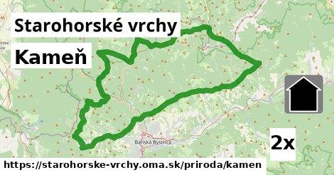 Kameň, Starohorské vrchy