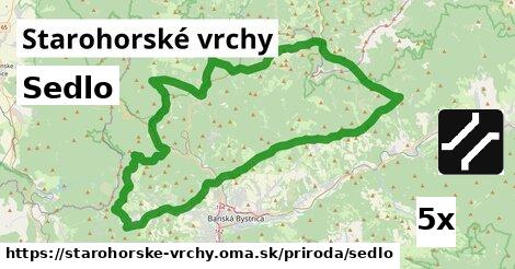 Sedlo, Starohorské vrchy