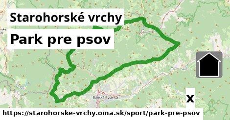 Park pre psov, Starohorské vrchy