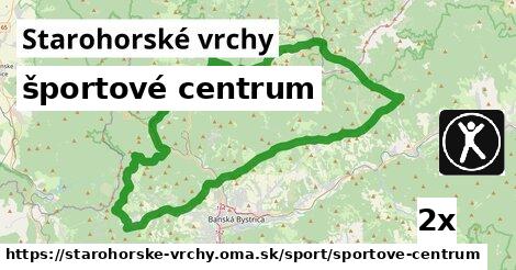 športové centrum, Starohorské vrchy