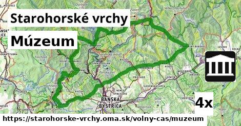 Múzeum, Starohorské vrchy