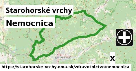 Nemocnica, Starohorské vrchy