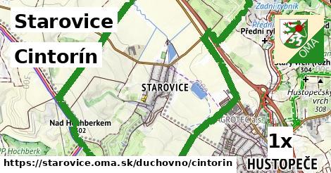 Cintorín, Starovice