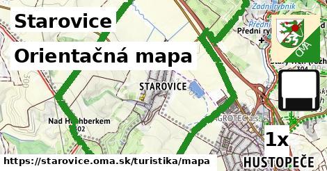 Orientačná mapa, Starovice