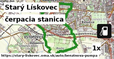 čerpacia stanica, Starý Lískovec