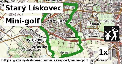 mini-golf v Starý Lískovec