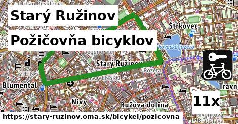 Požičovňa bicyklov, Starý Ružinov