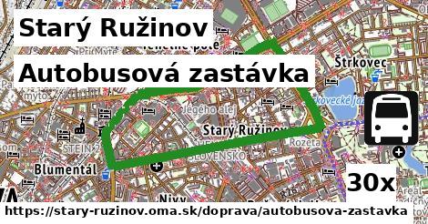 Autobusová zastávka, Starý Ružinov