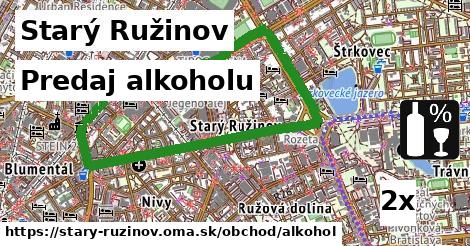 Predaj alkoholu, Starý Ružinov