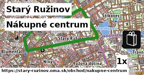 nákupné centrum v Starý Ružinov