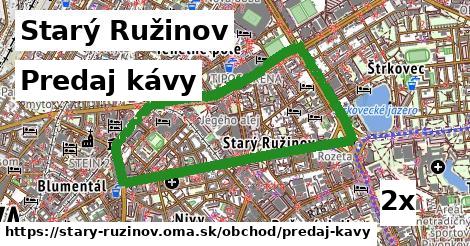 predaj kávy v Starý Ružinov