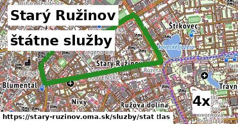 štátne služby, Starý Ružinov