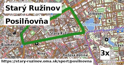 posilňovňa v Starý Ružinov