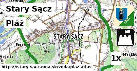 Pláž, Stary Sącz