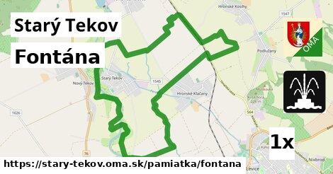 Fontána, Starý Tekov