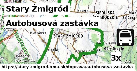 Autobusová zastávka, Stary Żmigród