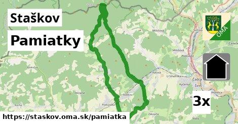 pamiatky v Staškov