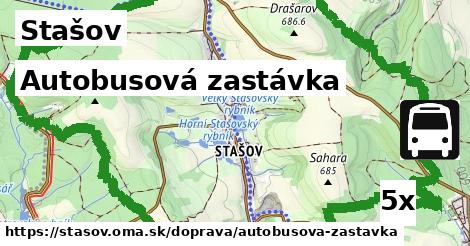 Autobusová zastávka, Stašov