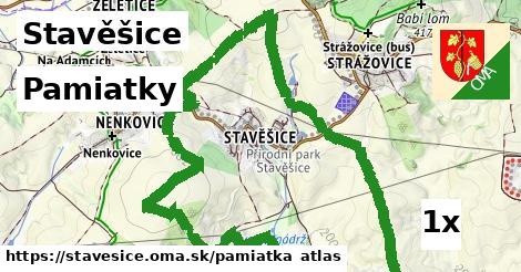 pamiatky v Stavěšice