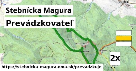 prevádzkovateľ v Stebnícka Magura