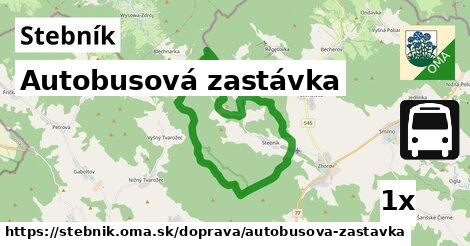 Autobusová zastávka, Stebník