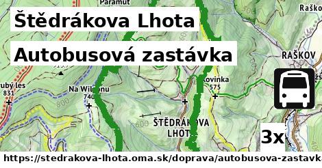 Autobusová zastávka, Štědrákova Lhota