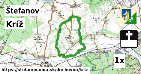 Kríž, Štefanov