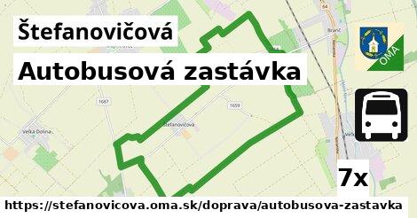 Autobusová zastávka, Štefanovičová