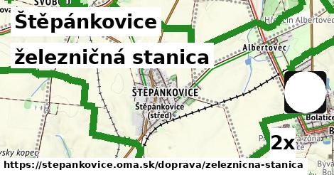 železničná stanica, Štěpánkovice