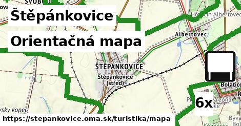 Orientačná mapa, Štěpánkovice