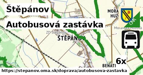 Autobusová zastávka, Štěpánov