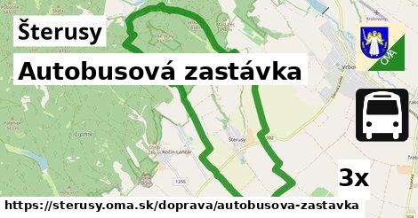 Autobusová zastávka, Šterusy