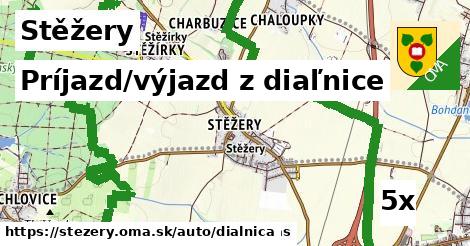 Príjazd/výjazd z diaľnice, Stěžery