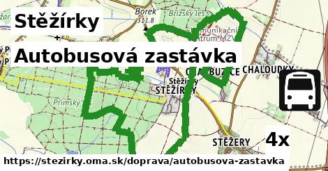 Autobusová zastávka, Stěžírky