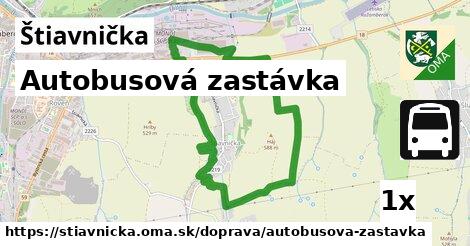 Autobusová zastávka, Štiavnička