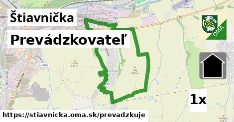 prevádzkovateľ v Štiavnička