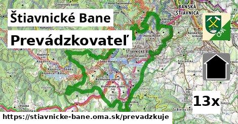 prevádzkovateľ v Štiavnické Bane