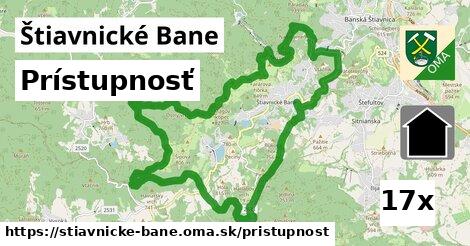 prístupnosť v Štiavnické Bane