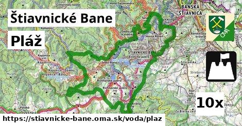 pláž v Štiavnické Bane