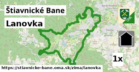 Lanovka, Štiavnické Bane