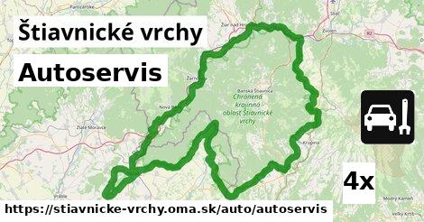 Autoservis, Štiavnické vrchy