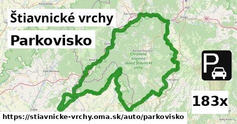 Parkovisko, Štiavnické vrchy