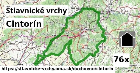 Cintorín, Štiavnické vrchy