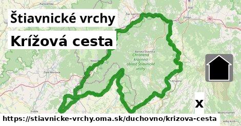 Krížová cesta, Štiavnické vrchy