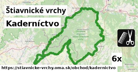 Kaderníctvo, Štiavnické vrchy