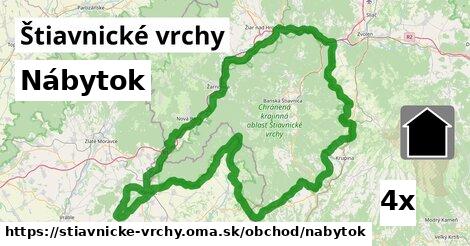 Nábytok, Štiavnické vrchy