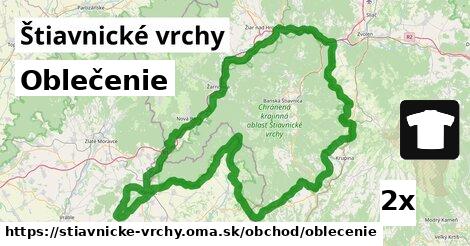 Oblečenie, Štiavnické vrchy