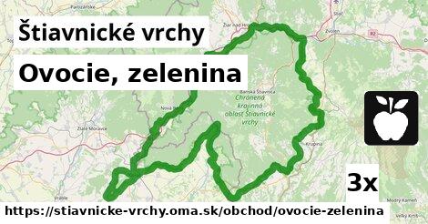 Ovocie, zelenina, Štiavnické vrchy