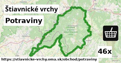 Potraviny, Štiavnické vrchy